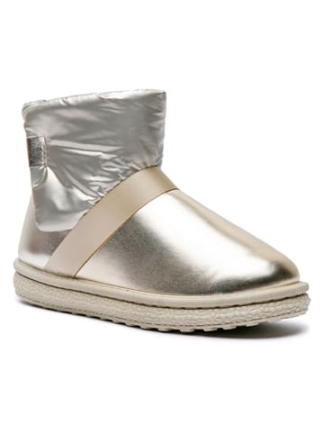 Foreverfolie Boots in Gold/ Silber