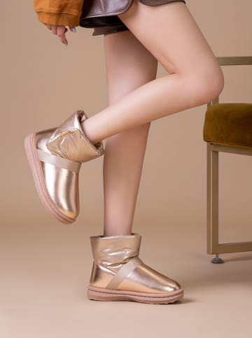 Foreverfolie Boots in Gold
