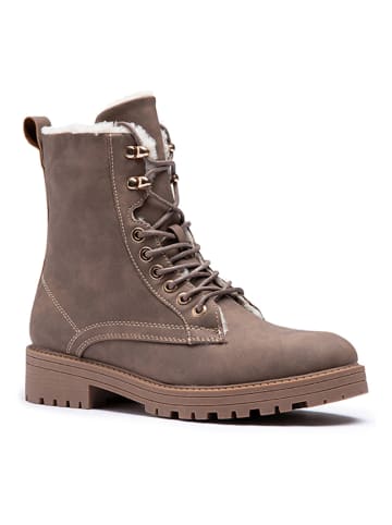 Foreverfolie Boots in Braun
