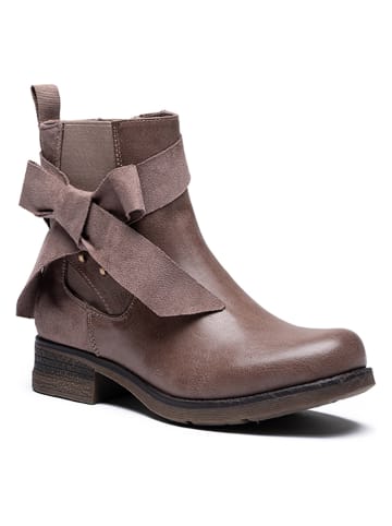 Foreverfolie Botki w kolorze khaki