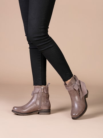 Foreverfolie Botki w kolorze khaki