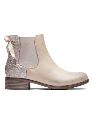 Foreverfolie Chelsea-Boots in Beige