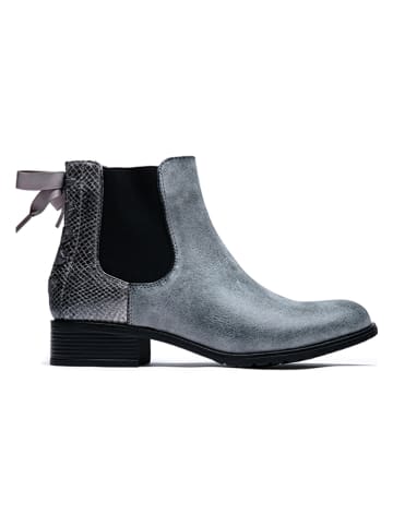 Foreverfolie Chelsea-Boots in Grau