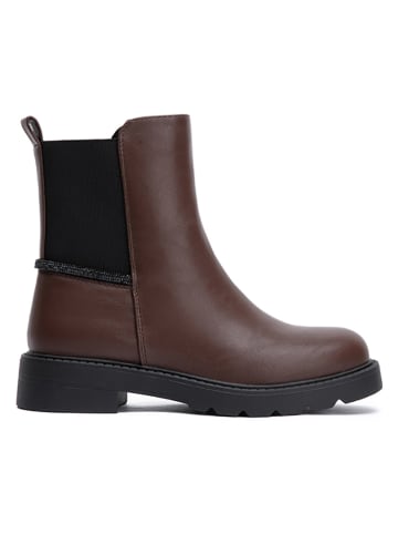 Foreverfolie Boots in Braun