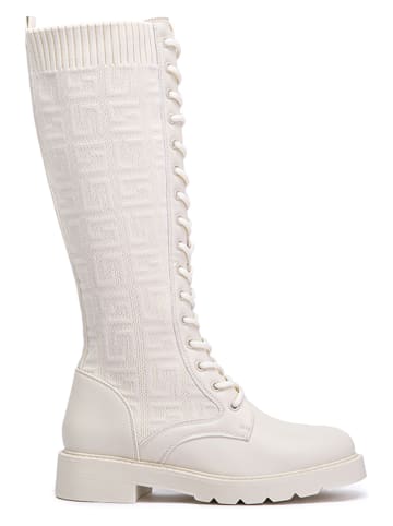Foreverfolie Stiefel in Creme