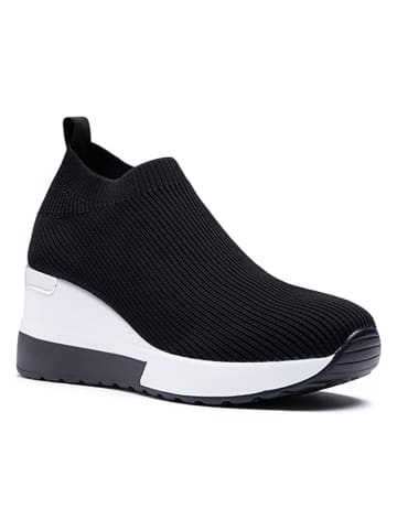 Foreverfolie Sneakers in Schwarz/ Weiß