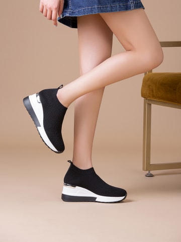 Foreverfolie Sneakers zwart/wit