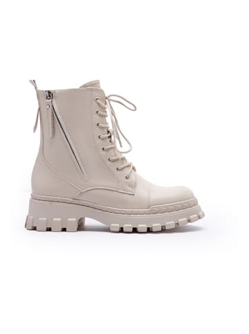 Foreverfolie Botki w kolorze kremowym