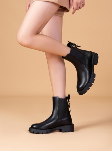 Foreverfolie Chelseaboots zwart