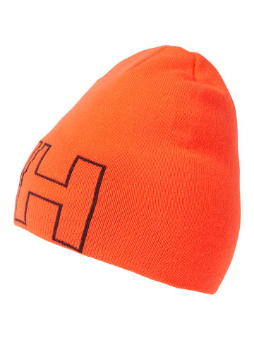 Helly Hansen Czapka beanie "Outline" w kolorze pomarańczowym