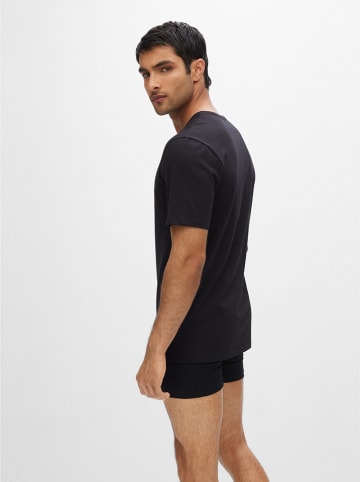 Hugo Boss 3er-Set: Shirts in Schwarz