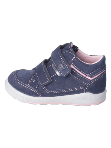 PEPINO Skórzane sneakersy "Mika S" w kolorze granatowym