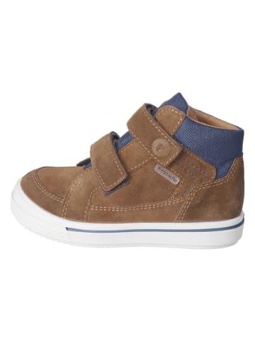 Ricosta Leren sneakers "Jasper S" bruin