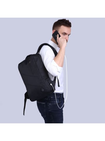 Bags selection Plecak w kolorze czarnym - 28 x 40 x 10 cm