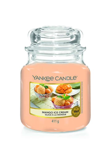 Yankee Candle Średnia świeca zapachowa - Mango Ice Cream - 411 g