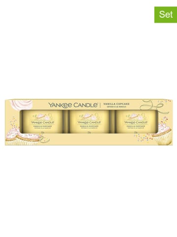 Yankee Candle Mini świeca zapachowa (3 szt.) "Vanilla Cupcake" - 3 x 37 g