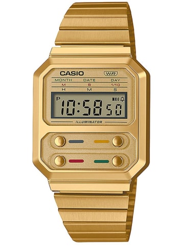 Casio Zegarek kwarcowy "Casio Collection Vintage" w kolorze złotym