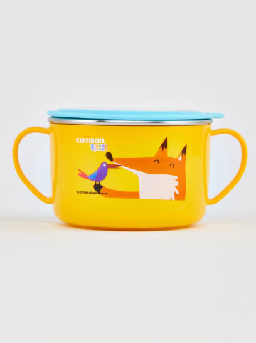 CUITISAN Schüssel "Infant" in Gelb/ Türkis - 650 ml
