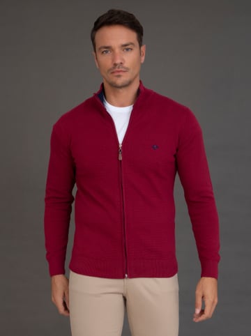 SIR RAYMOND TAILOR Kardigan "Pekin" w kolorze bordowym