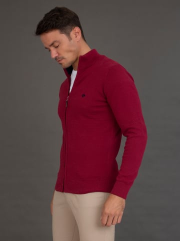 SIR RAYMOND TAILOR Vest "Pekin" bordeaux