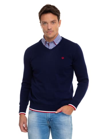 SIR RAYMOND TAILOR Pullover "Mischa" in Dunkelblau