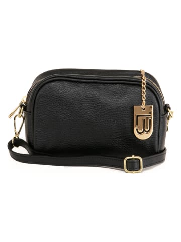 Lucca Baldi Black leather handbag - 19 x 13 x 7 cm