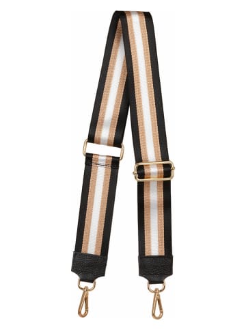 Anna Morellini Umhängeriemen in Dunkelblau/ Beige - (L)120 x (B)5 cm