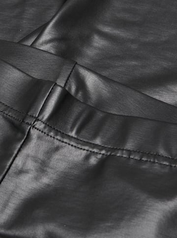 KIDS ONLY Legginsy "Cool" w kolorze czarnym ze skóry syntetycznej