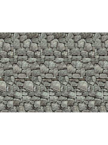CHAKS Ozdobna rolka  "Stones" w kolorze szarym - 600 x 102 cm