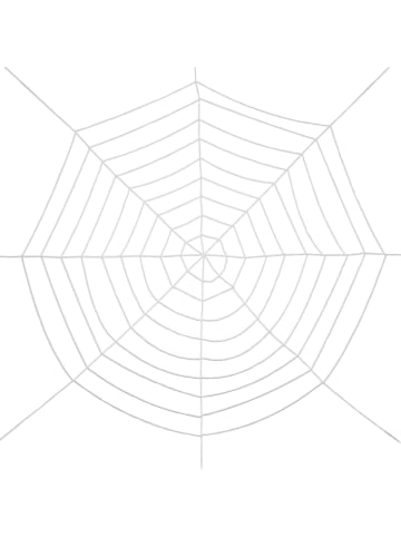 CHAKS Spinnennetz in Weiß - Ø 300 cm