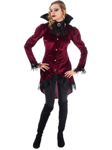 CHAKS 2-częściowy kostium "Vampiress Jasna" w kolorze bordowym
