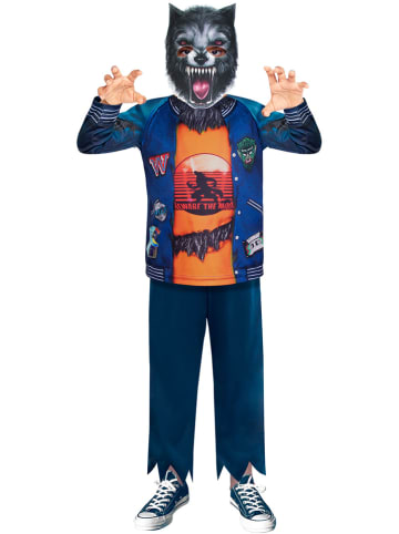 amscan 3-częściowy kostium "Werewolf" w kolorze niebieskim