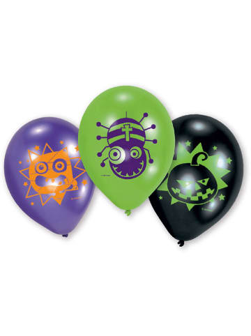 Amscan Latex ballonnen "Halloween Kids" meerkleurig - 6 stuks