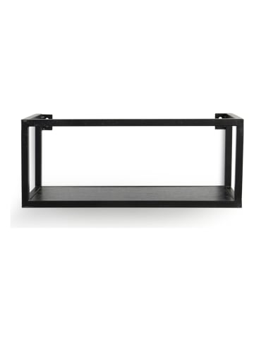 Lifa Living 2-delige set: wandmeubels "Madrid" zwart