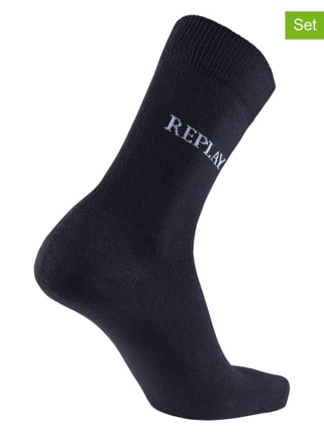 Replay 3-delige set: sokken zwart