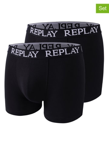 Replay 2-delige set: boxershorts zwart