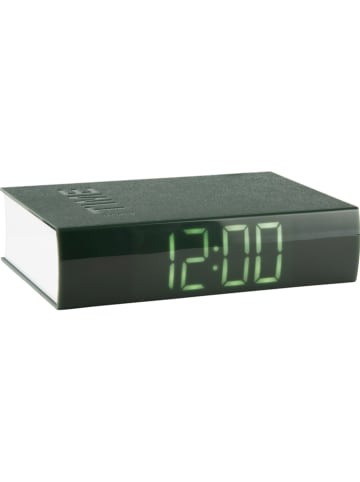 Present Time Wekker "Book" groen - (B)20 x (H)5 x (D)14 cm