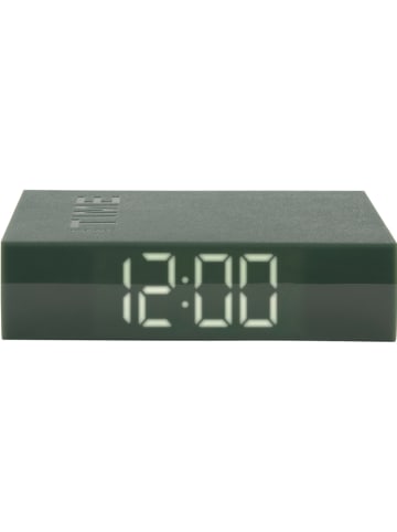 Present Time Wekker "Book" groen - (B)20 x (H)5 x (D)14 cm