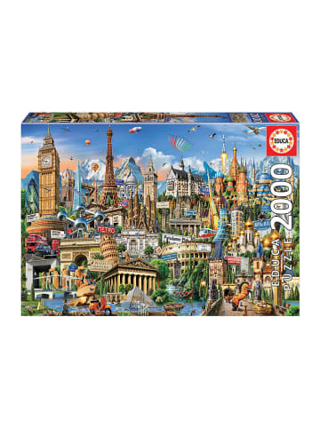 Educa 2.000tlg. Puzzle "Wahrzeichen Europa" - ab 12 Jahren