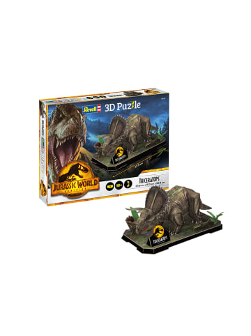Revell 45-częściwe puzzle 3D "Jurassic World Dominion - Triceratops" - 10+