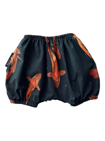 Lullalove Shorts "Koi carp" in Schwarz