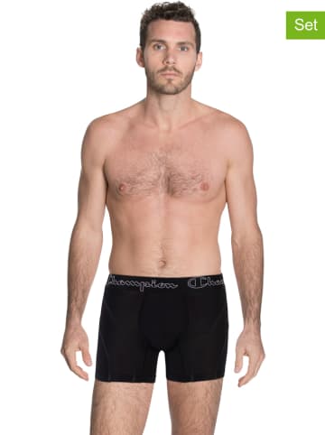 Champion 2er-Set: Boxershorts in Schwarz