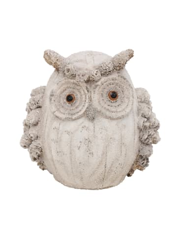 Boltze Figurka dekoracyjna "Owli" w kolorze kremowym - wys. 16 cm