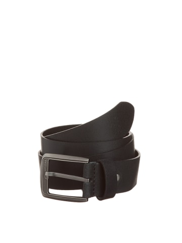 BIG STAR Leren riem zwart