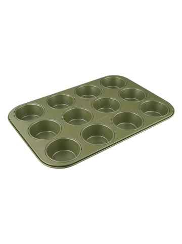 Zenker Forma "Green Vision" w kolorze zielonym do muffinek - 38,5 x 3 x 26,5 cm