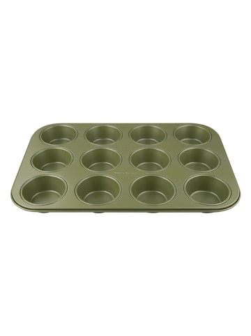 Zenker Forma "Green Vision" w kolorze zielonym do muffinek - 38,5 x 3 x 26,5 cm