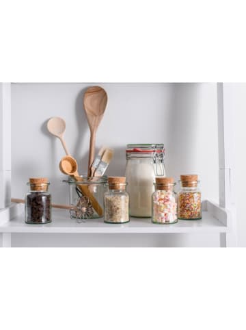 Dr. Oetker 6-delige set: voorraadpotten transparant - 170 ml