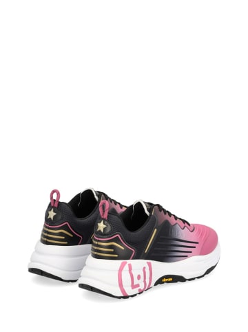 Liu Jo Sneakersy w kolorze różowo-czarno-białym