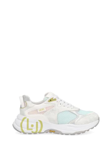 Liu Jo Sneakers zilverkleurig/wit/turquoise/meerkleurig