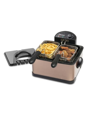bESTRON Fritteuse "Copper Collection" in Kupfer/ Schwarz